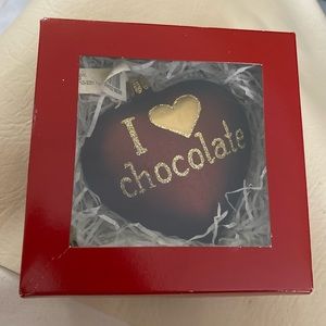 New in box Nordstrom’s glass Christmas ornament